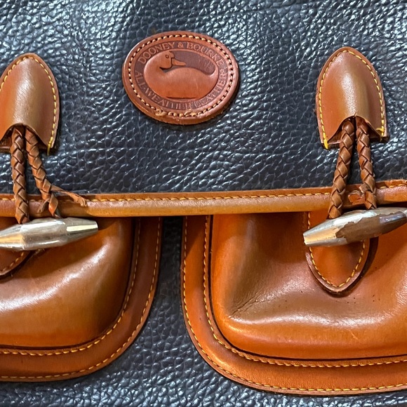 Vintage Dooney & Bourke Navy Handbag - Picture 8 of 12